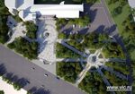 Эскиз реконструкции парка Победы