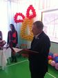 Юрий Корсаков поздравляет коллектив школы с праздником