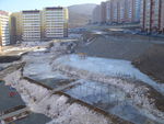 Детская площадка в районе Снеговая падь во Владивостоке превратилась в ледовый каток