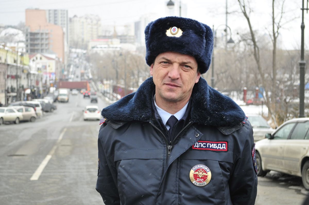 заместитель командира третьей роты, капитан полиции Андрей Ковалевский