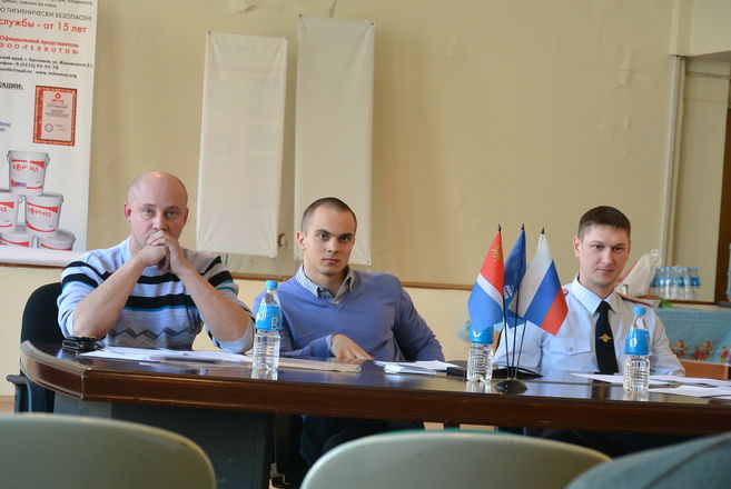 Слева направо: Евгений Агильдин, Богдан Юрчук и Евгений Савченко